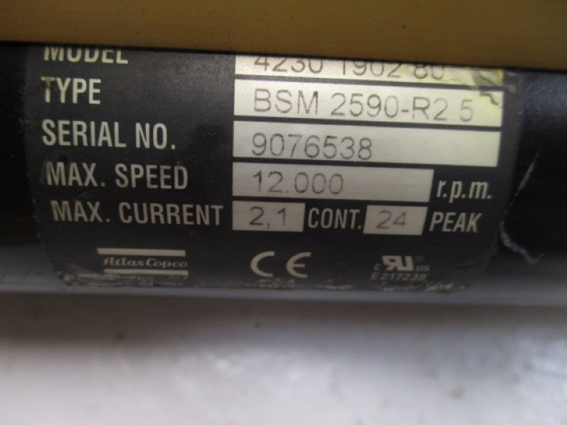 ATLAS COPCO BSM2590-R2.5 NUT RUNNER(AS PICTURED) UNMP