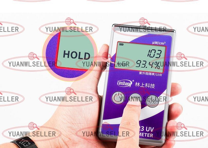 LS123 UV Power Meter Handheld LCD UV Radiation Tester Illumination Radiometer