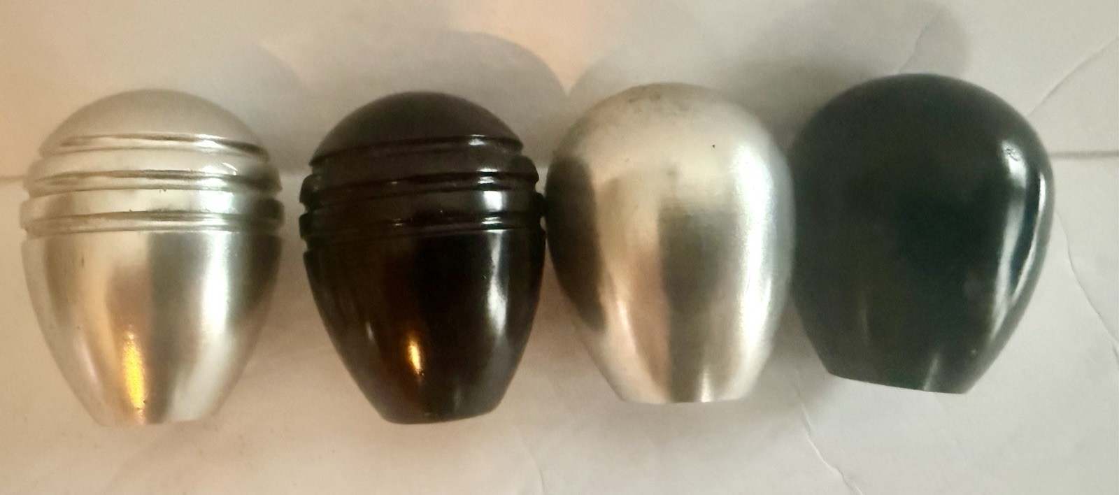 Vintage Lot 19 Machinery / Auto Knobs Machined Aluminum 3/8-24 Threaded 2.5 Oz.