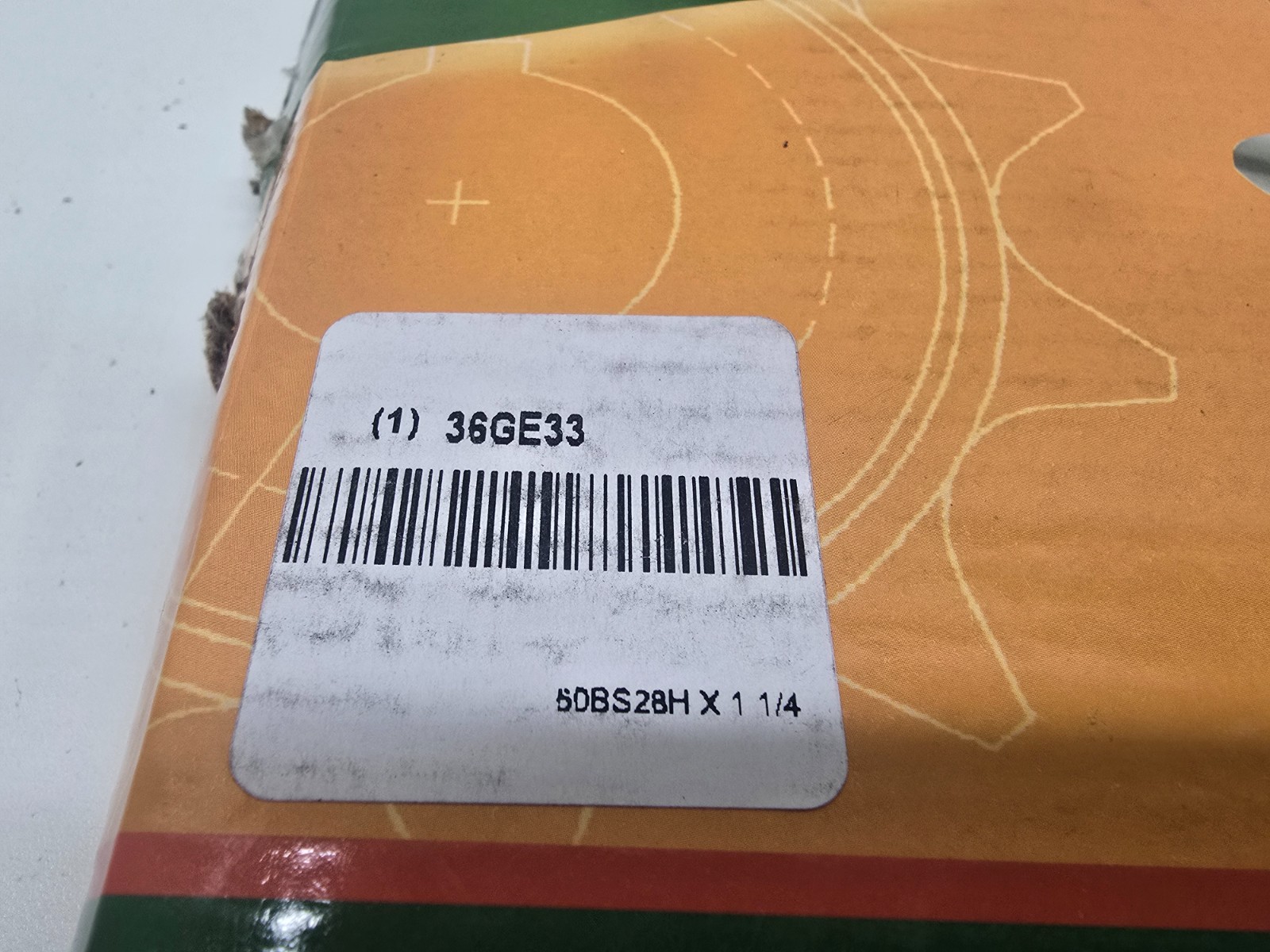 NEW IN BOX! TRITAN 1-1/4″ ROLLER CHAIN SPROCKET 60BS28HX1-1/4 60BS28H