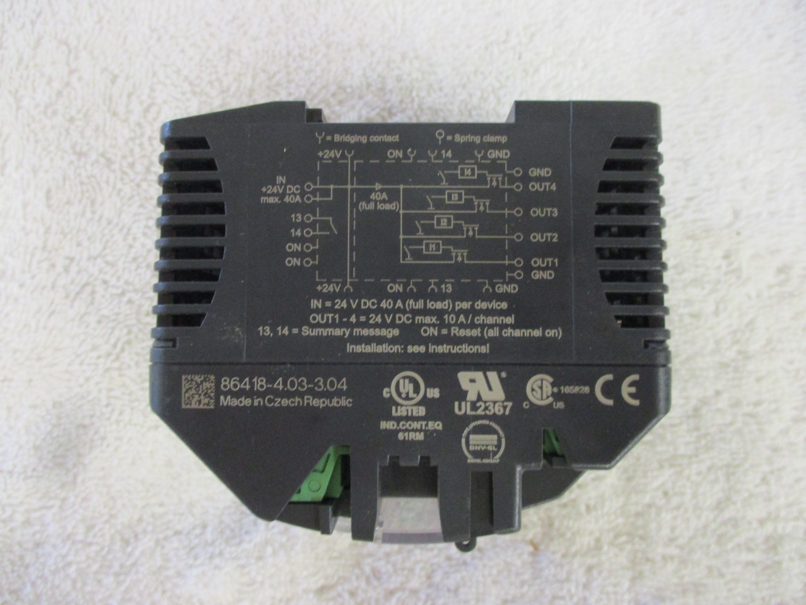 MURR Elektronik Electronic Protection Unit 9000-41034-0401000