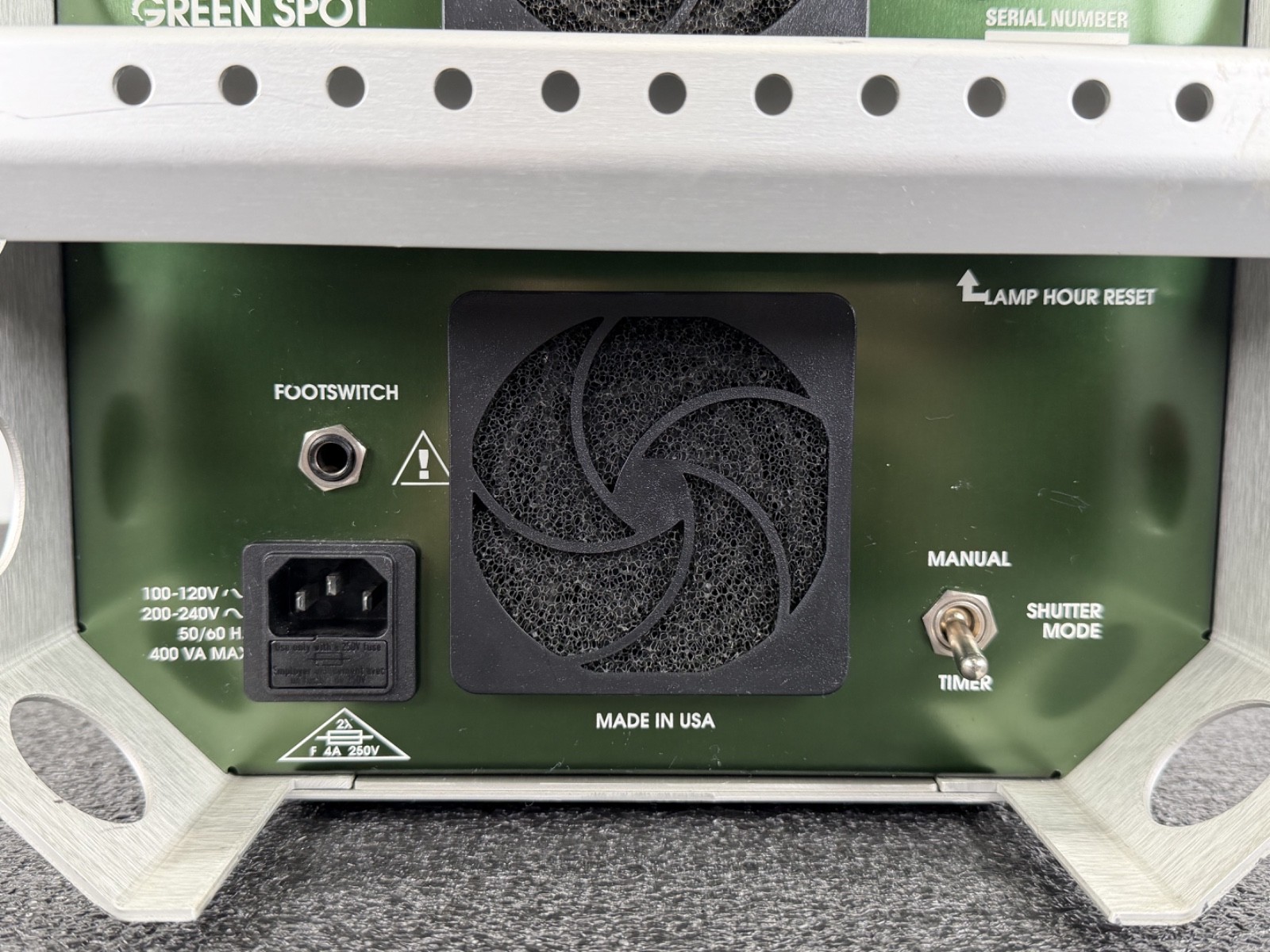American Ultraviolet Green Spot UV Spot Curing System
