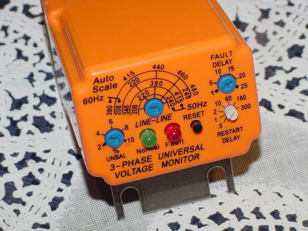 ATC Diversified Electronics SLU-0200, Phase Monitoring Relay, 550 VAC, SPDT, 10A