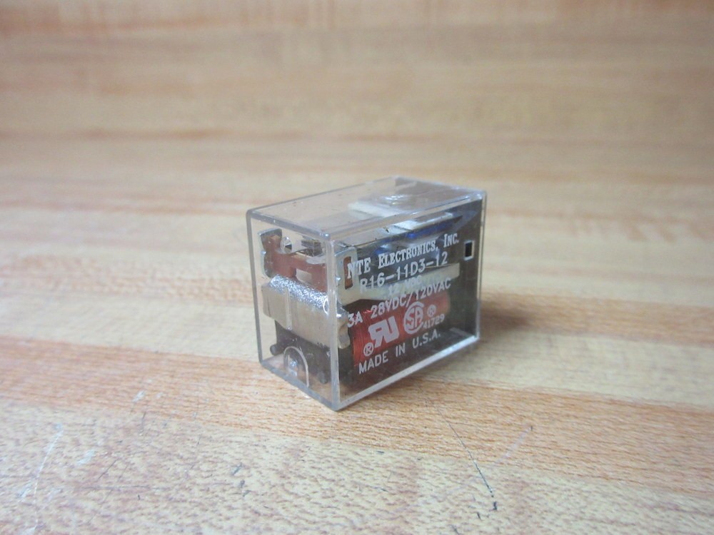 NTE R16-11D3-12V DC Relay R16-11D3-12