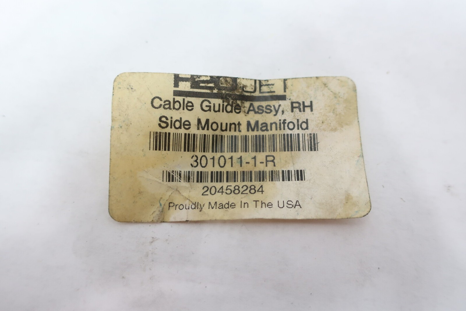 H2o Jet 301011-1-R Cable Guide Assembly Rh Side Mount Manifold