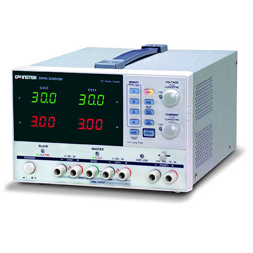 Instek GPD-2303S 2-Ch Programmable Linear DC Power Supply, 180W