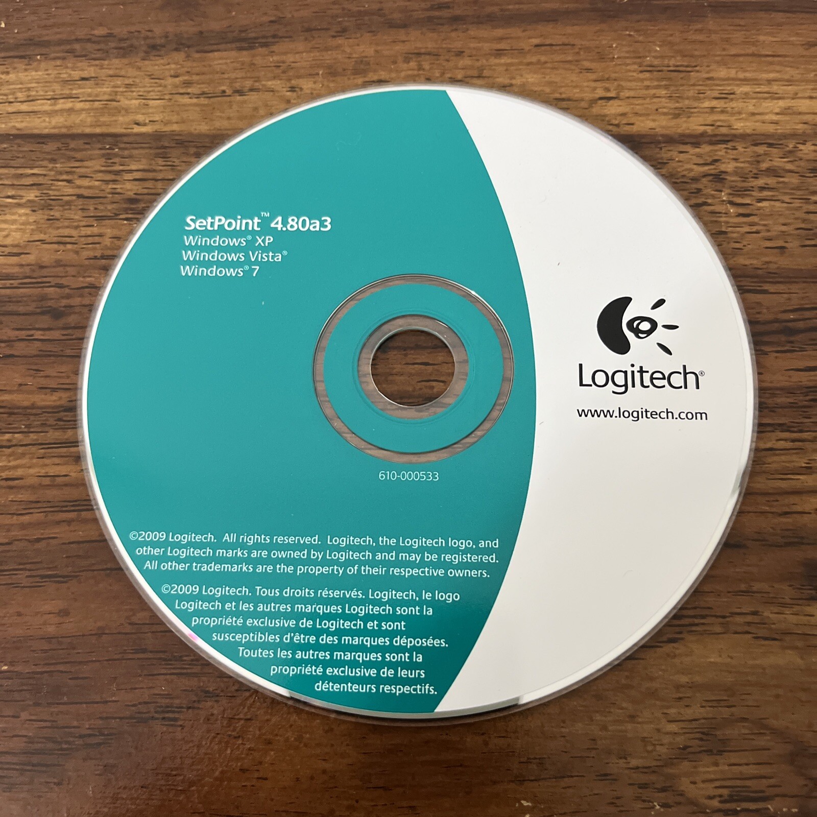 Logitech 610-000533 Setpoint 4.80a3 CD