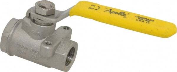 Apollo. 76-102-01A Standard Manual Ball Valve: 3/8″ Pipe FNPT x FNPT