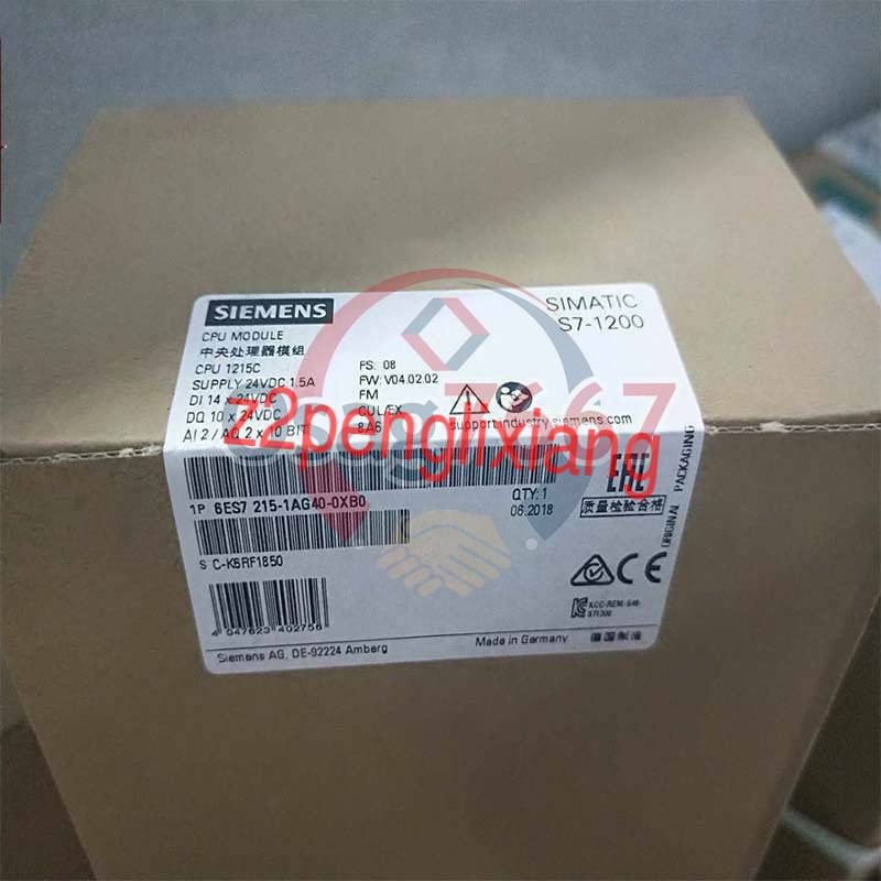 1PCS NEW SIEMENS 6ES7215-1AG40-0XB0 DC 6ES7 215-1AG40-0XB0 CPU 1215C