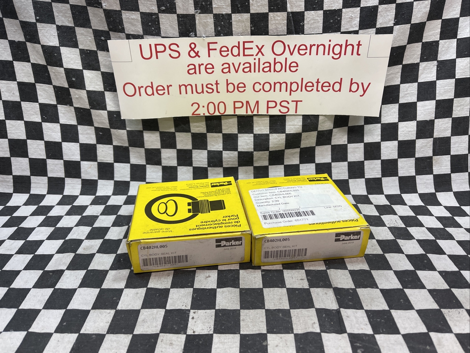 PARKER CB402HL005, 2H, 3L, VH Series Cylinder Body, LOT OF 2, SHIPSAMEDAY#144P5