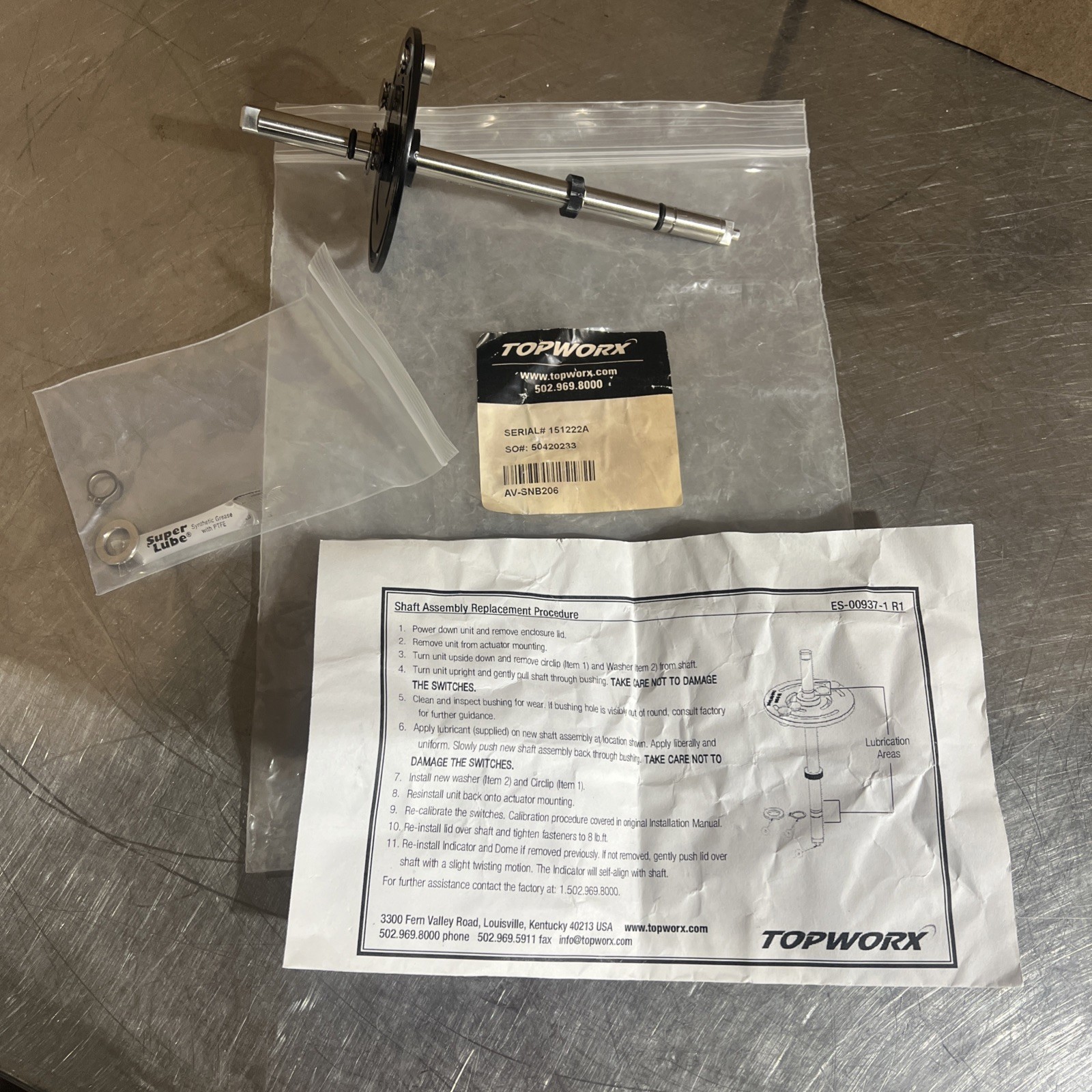 Topworx AV-SNB206 Nos Surplus