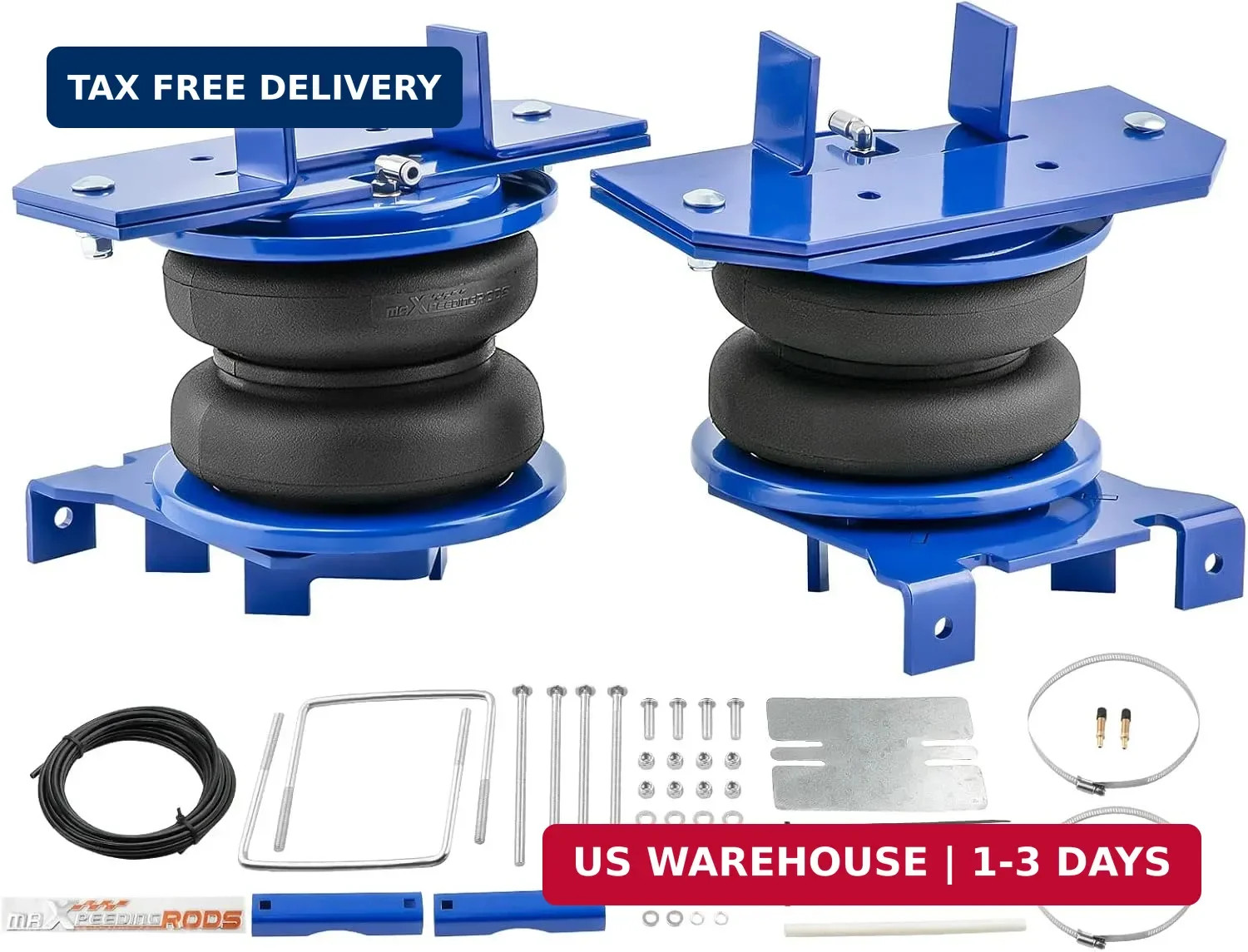 7500 Lbs Rear Air Suspension Bags Kit for Dodge Ram 2500 4WD 2003-2013 Ram 3500