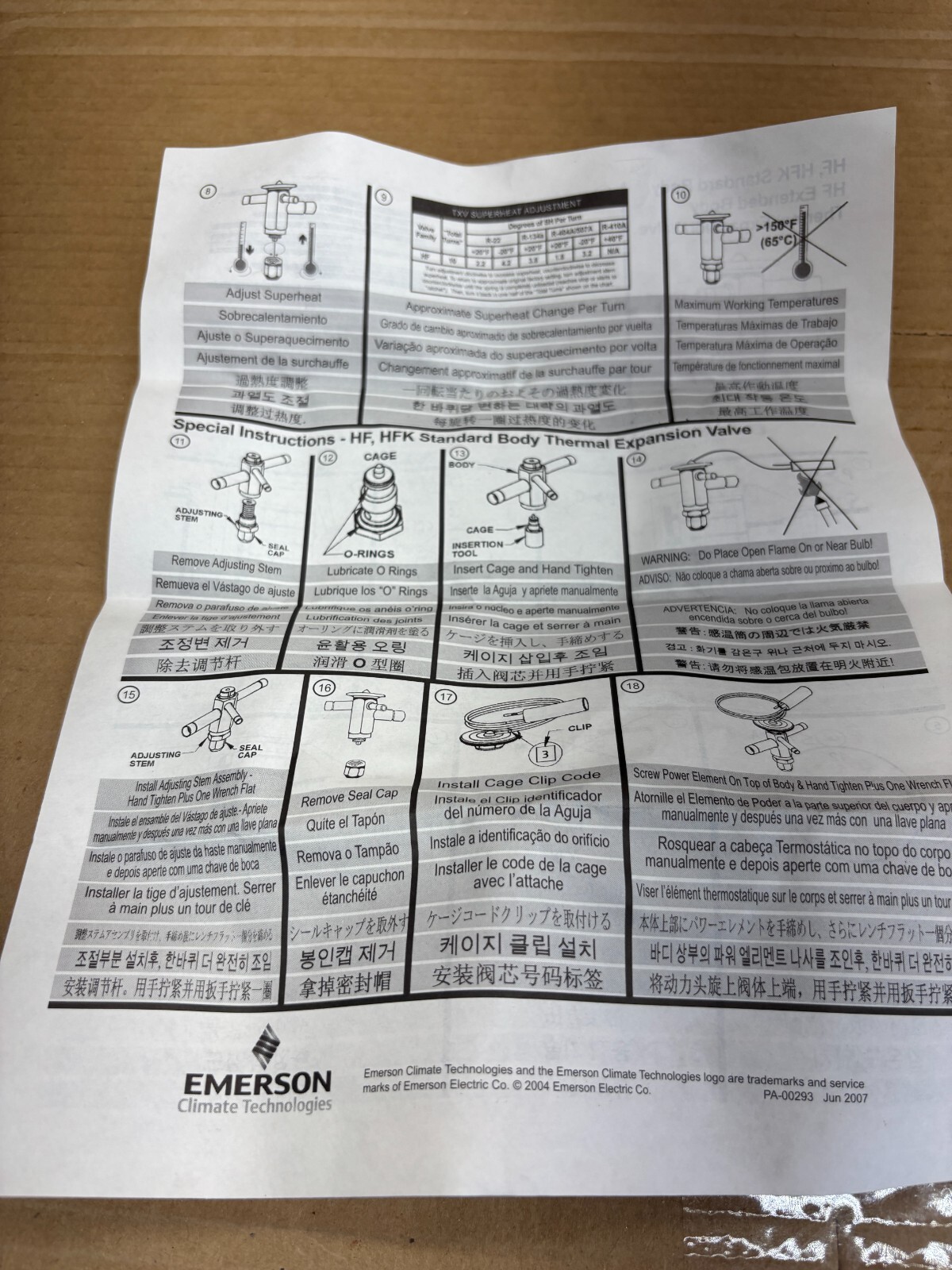 Service First BOD00830 Accessories and Repair Parts Emerson KT