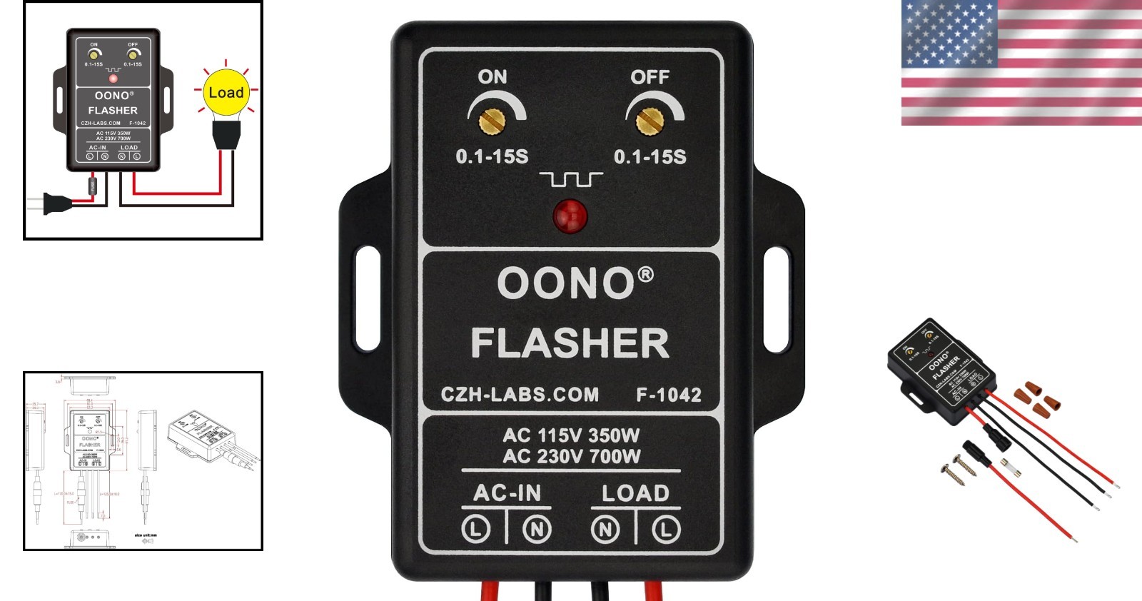 Solid-State 3A Flasher for Transformers