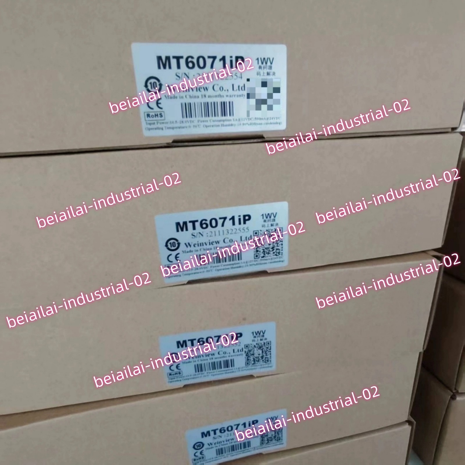 Weinview MT6071iP HMI Touch Panel#1pcs new in box