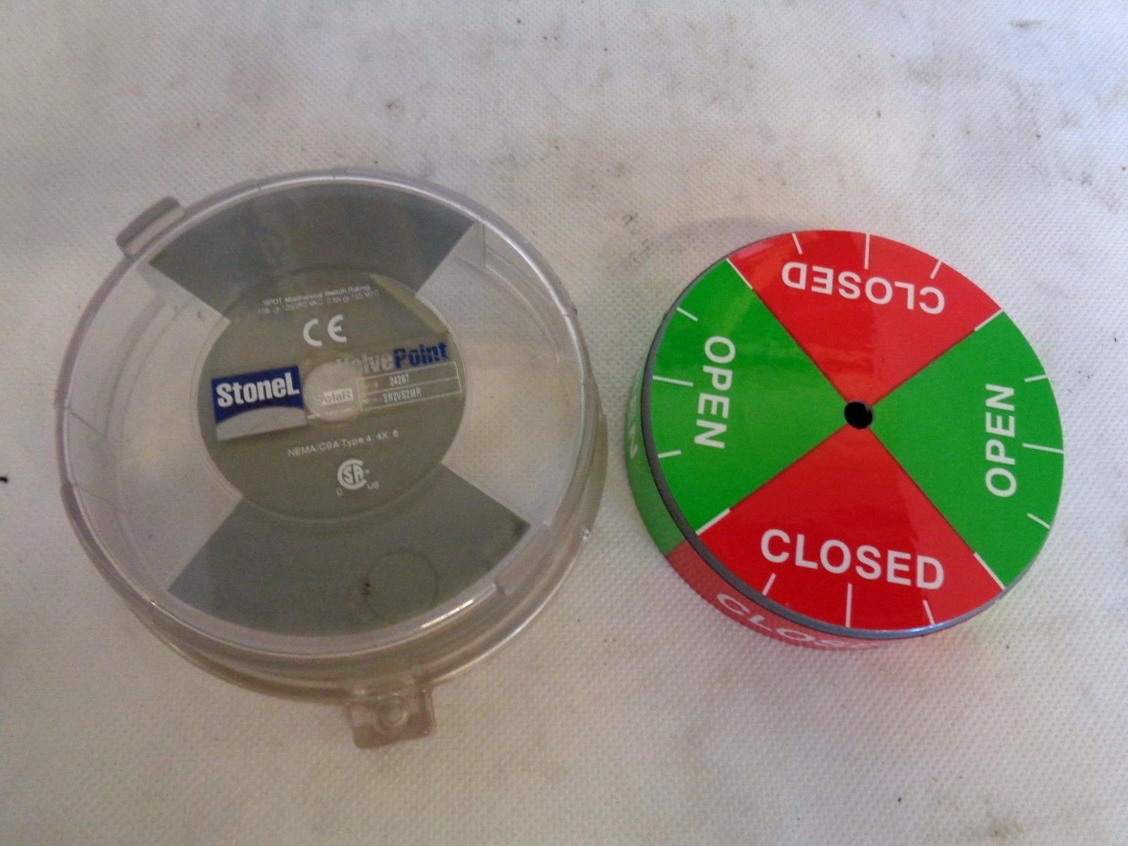 NEW STONEL VALVE POINT SWITCH COVER SERIAL 24267 MODEL SR2VS2MR