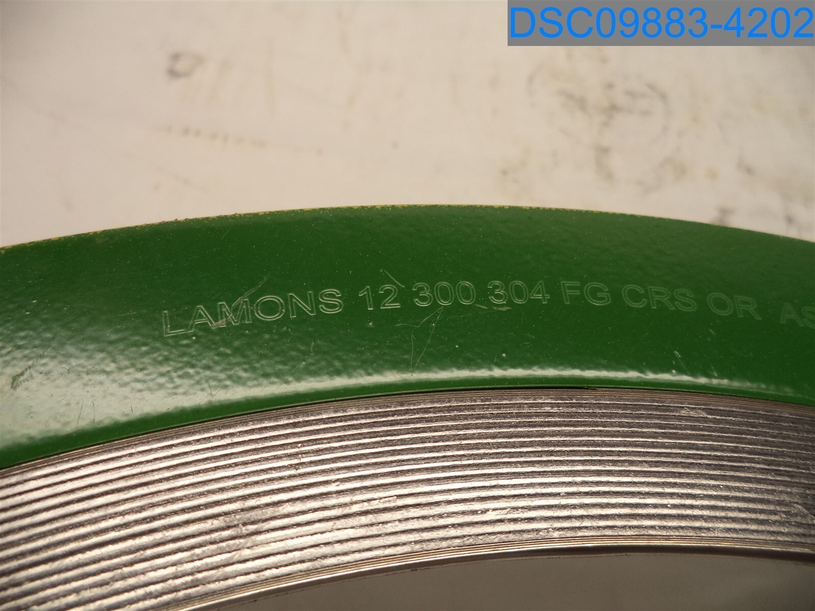 Lamons: 12 300 304 Green CGI Flexitallic Gasket, 6038PS0, ID=13 1/4″, OD=16 5/8″