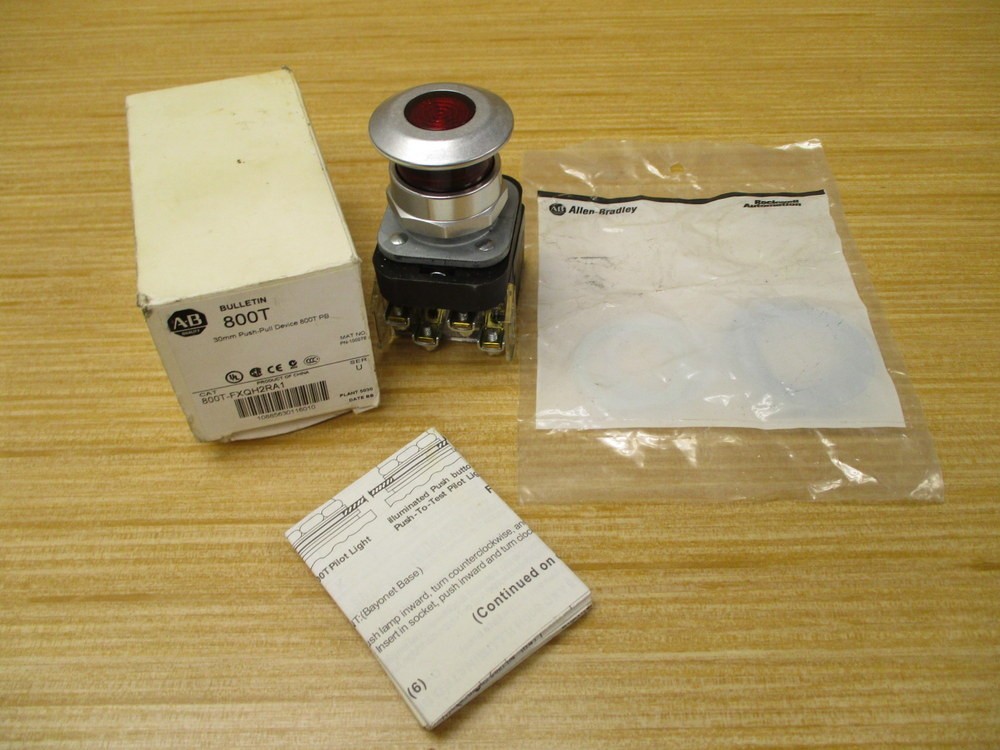 Allen Bradley 800T-FXQH2RA1 Push/Pull Device