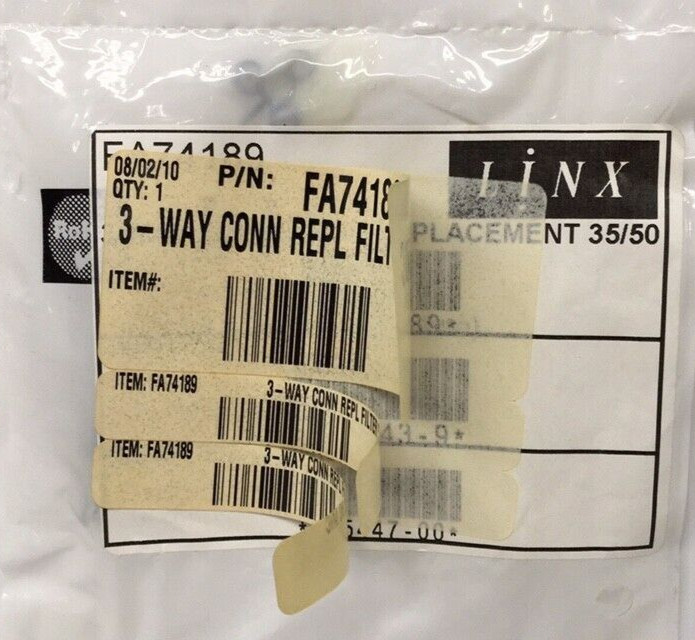 Linx FA74189 Replacement Filter Kit 3-Way 50 Micron FA 74189