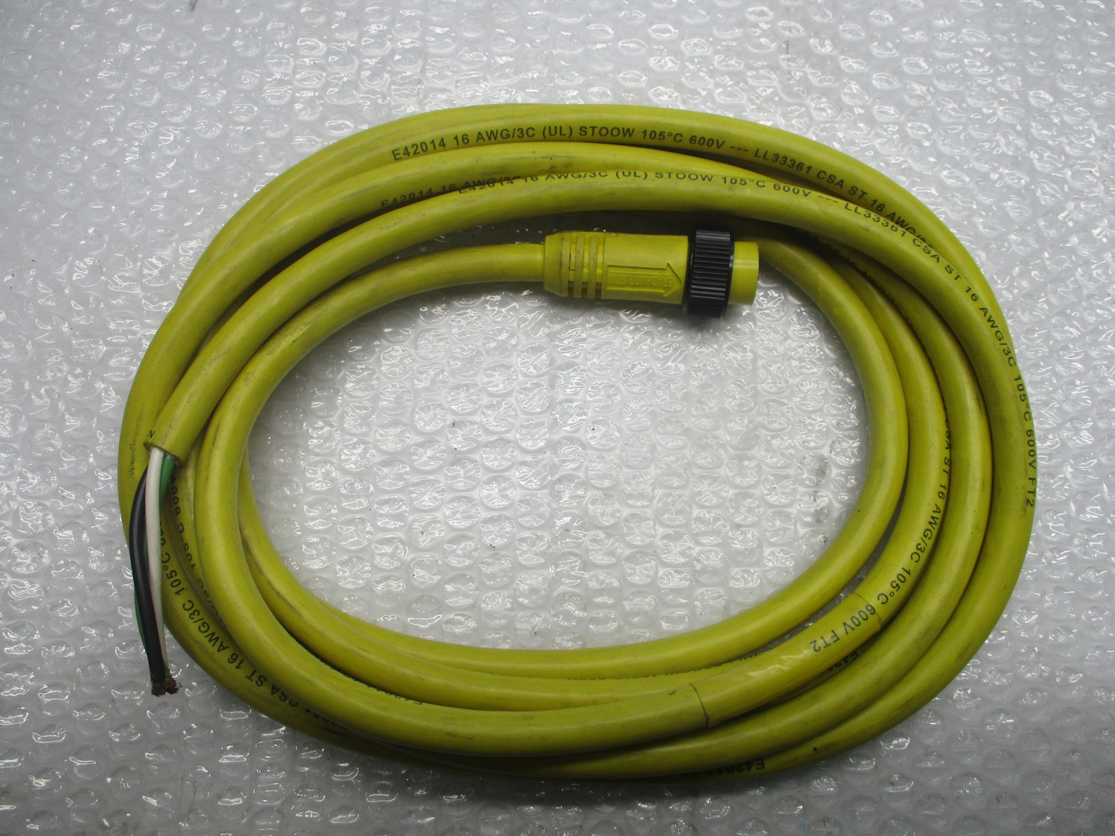 DANIEL WOODHEAD 103002A01F120 CONNECTOR CABLE NSNP
