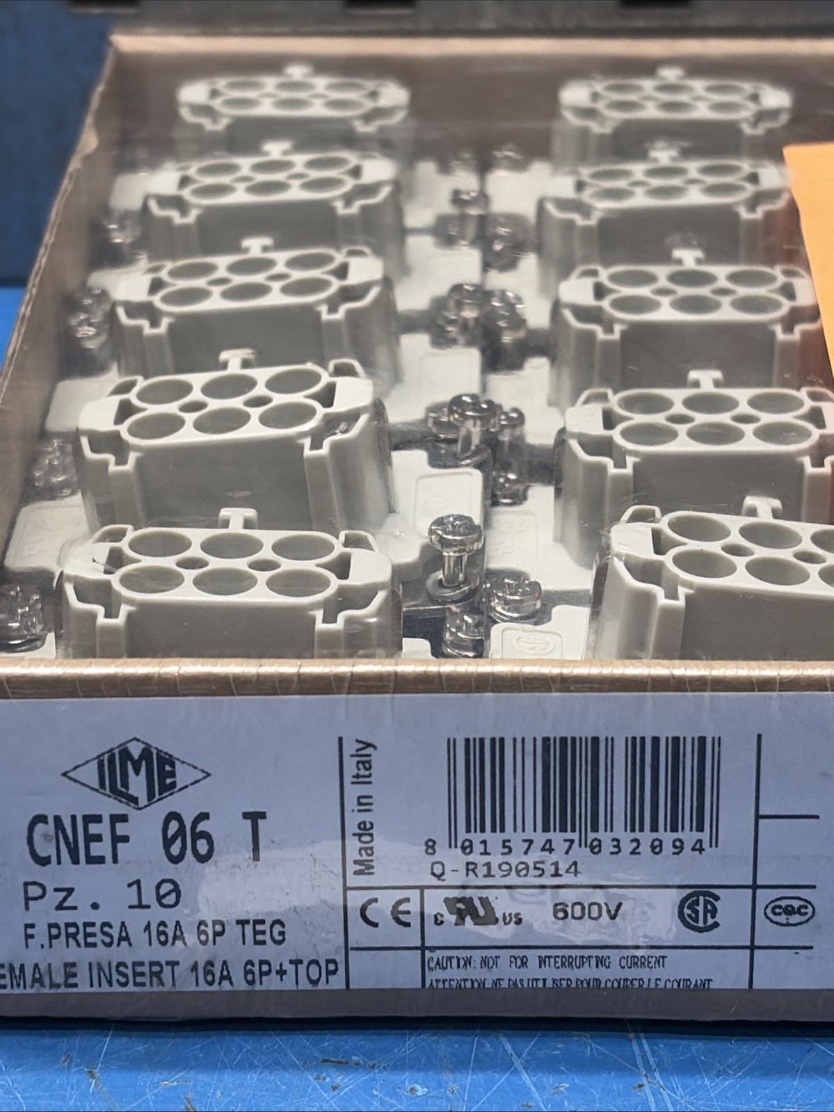 (10) ILME CNEF06T CONNECTORS New In Sealed Box Fast 🇺🇸 Shipping + Warranty