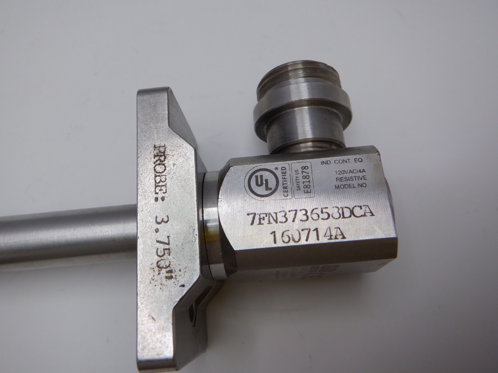 Topworx GO Switch 160714A 7FN373658DCA Probe Sensor 3.750″