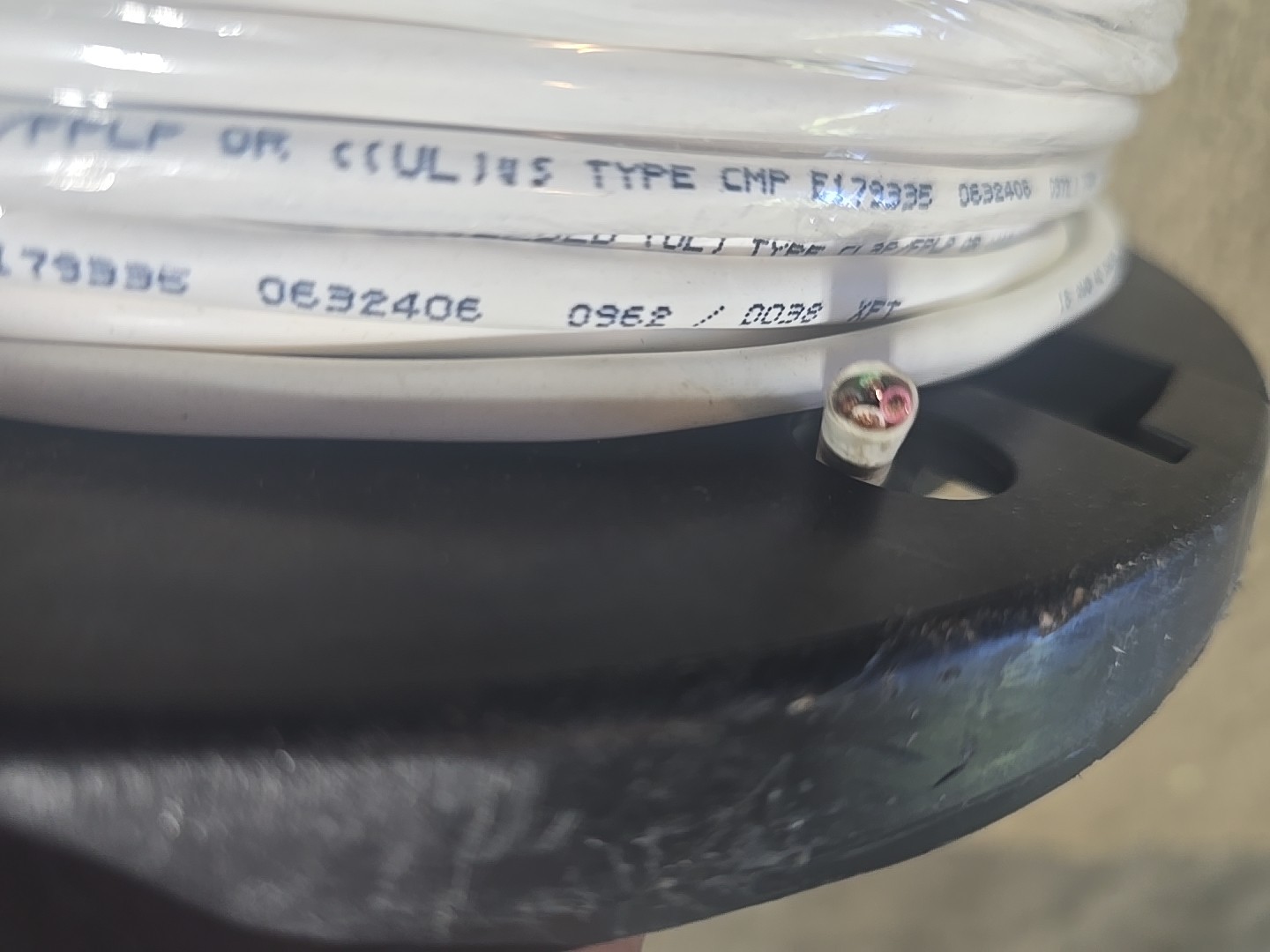 50ft 16/4 Shielded Stranded Fire Alarm Cable 16Awg 4C CL3P FPLP Wire E179335