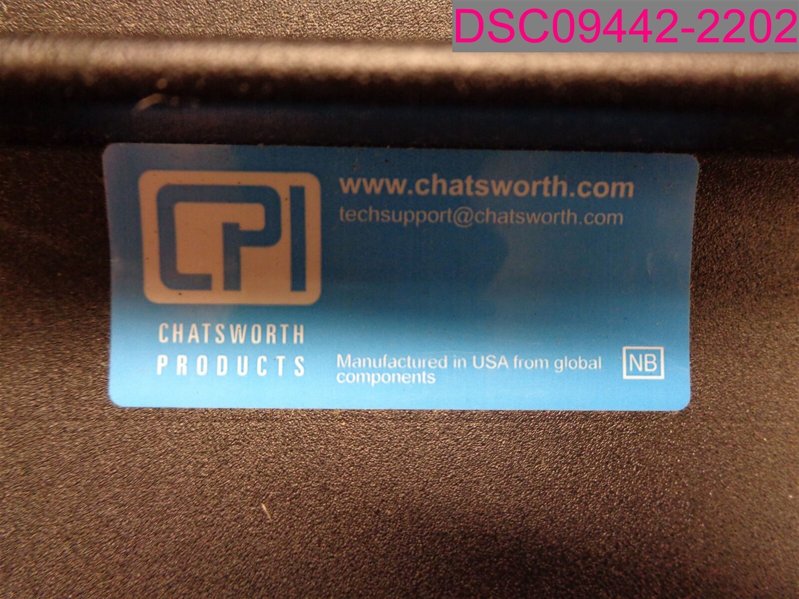 Chatsworth Products Radius Drop 17″ Width Max 025-712100-003