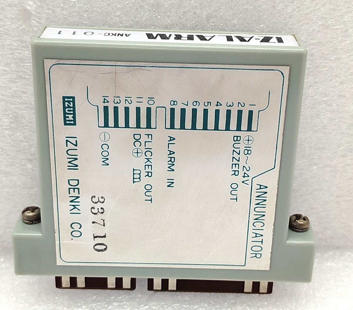 IZUMI DENKI IZ-ALARM ANKC-011 ANNUNCIATOR 33710 USED FAST SHIPPING