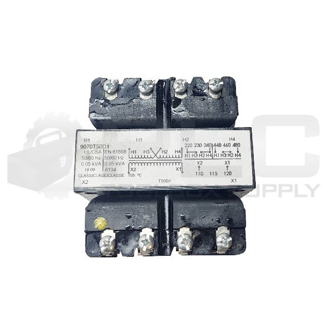NEW SQUARE D 9070T50D1 INDUSTRIAL CONTROL TRANSFORMER 480V 50/60HZ