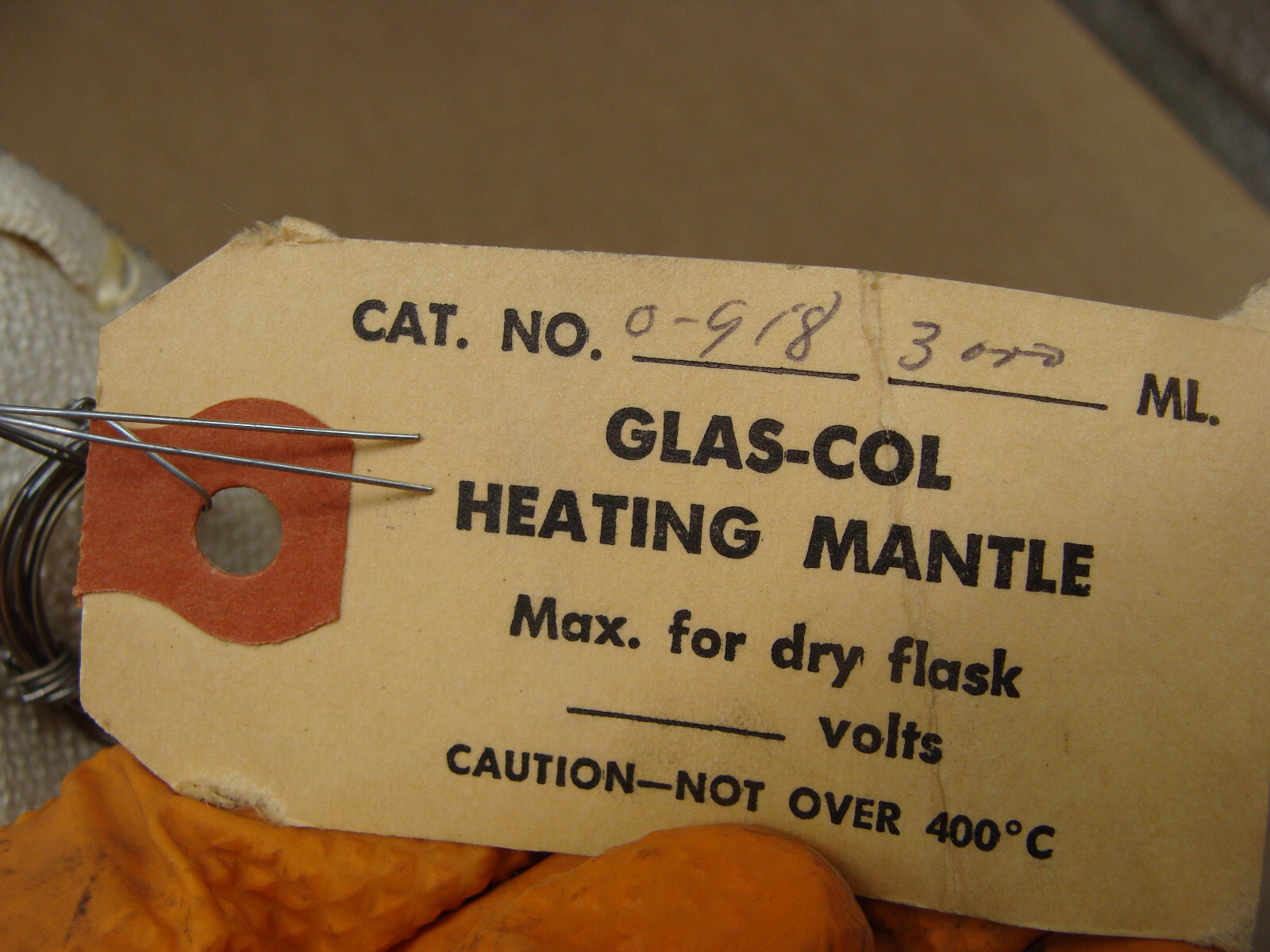 GLAS-COL HEATING MANTLE 0-918 ERLENMEYER 300CC 951607