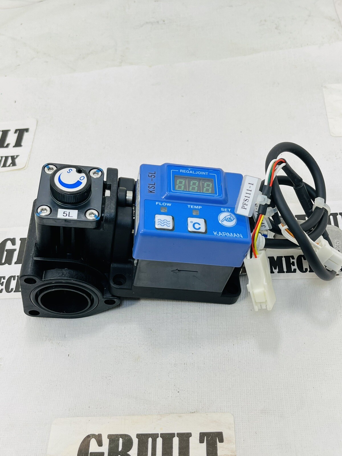 KARMAN KSL-5L Vortex Flowmeter 24V-V-A-B, KSL5L & RGL Valve -30 Day Warranty 👍