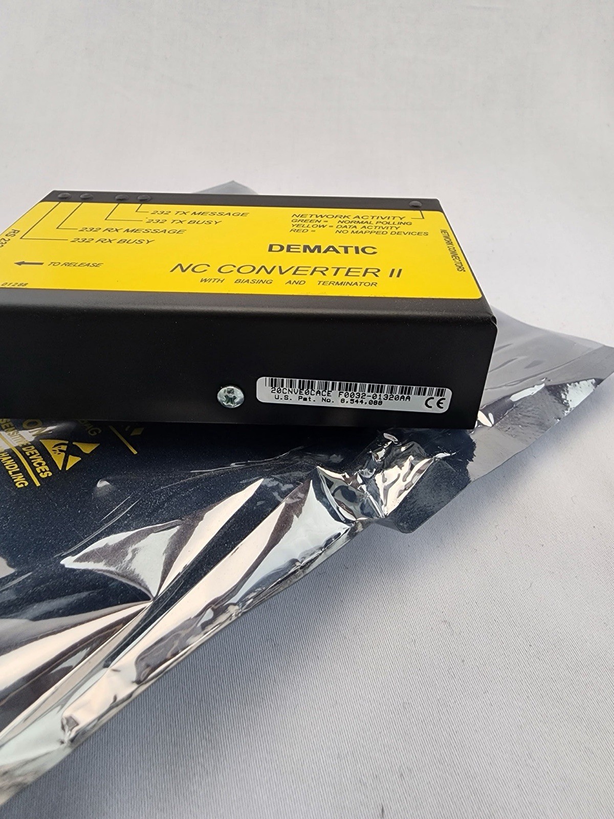 Dematic NC Converter II RS232 Network Connector Module F0032-01320AA