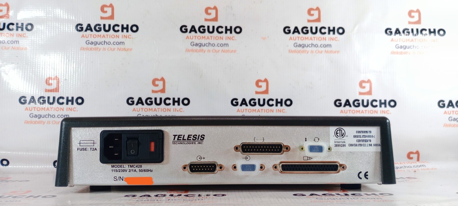 USED TELESIS TMC420P PINSTAMP MARKING SYSTEM CONTROLLER 115/230V 2/1A 50/60Hz