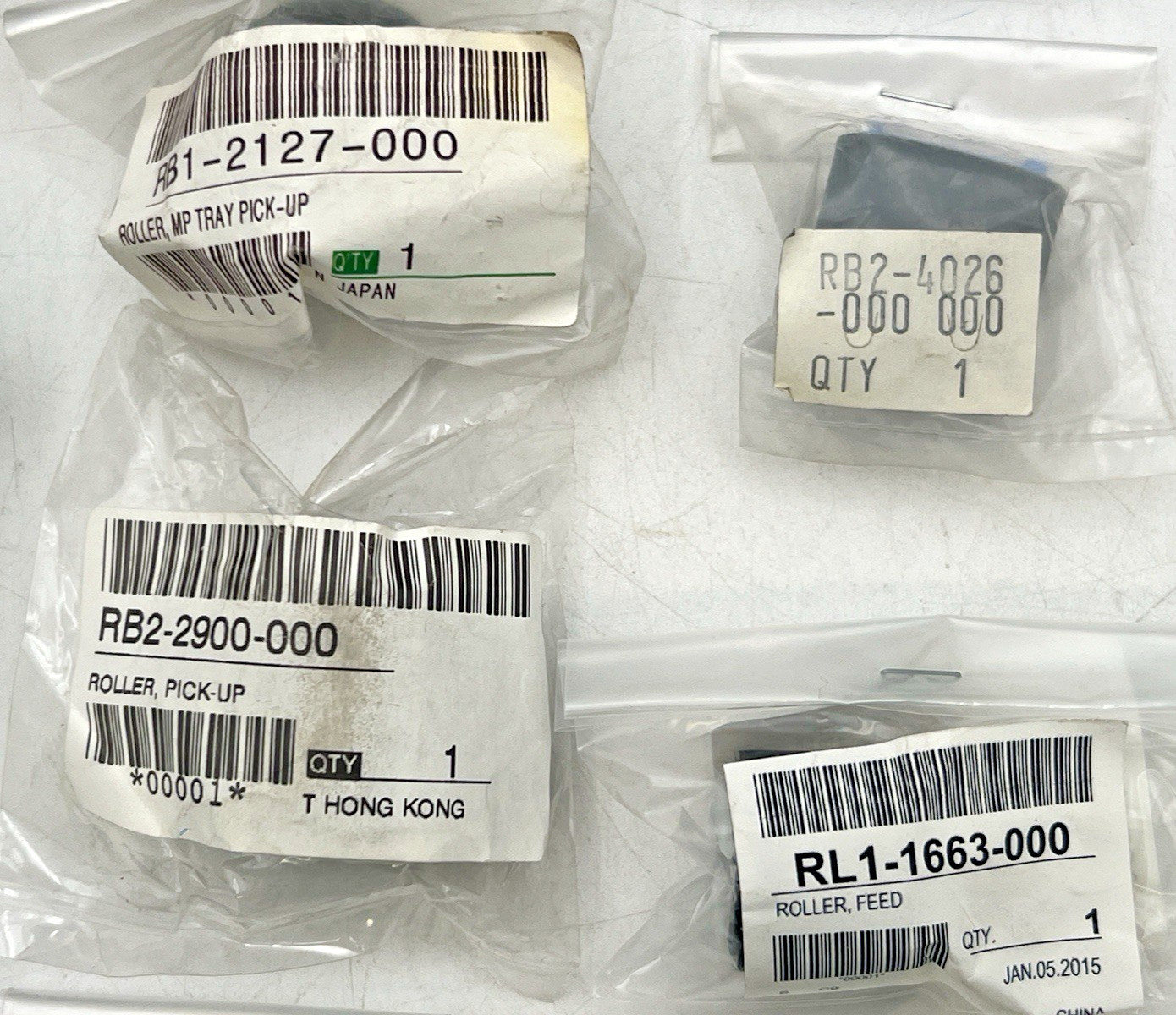 HP HEWLETT PACKARD LASERJET 4 AND OTHERS PARTS ROLLERS PICK-UP ARMS HOLDERS ETC