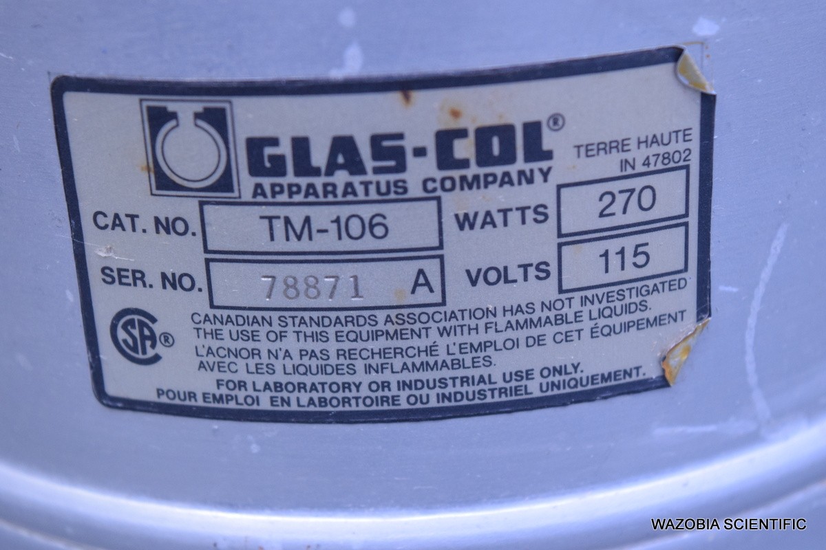 GLAS-COL TM-106 HEATING MANTLE 500ML WITH ALUMINUM HOUSING