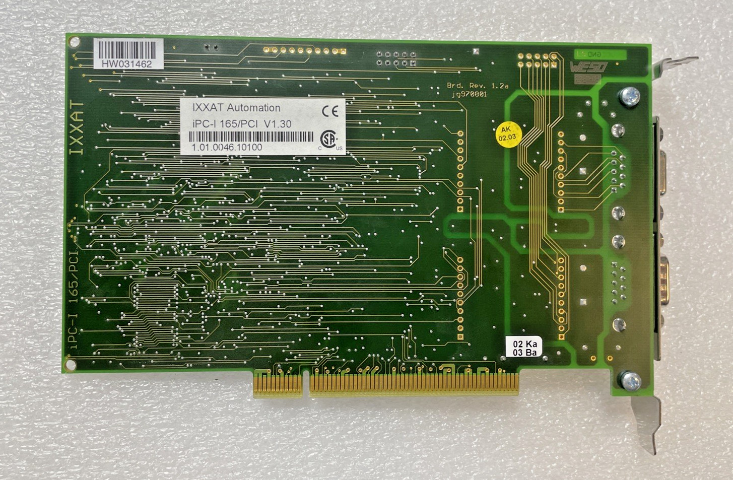 IXXAT AUTOMATION iPC-I 165/PCI V1.30