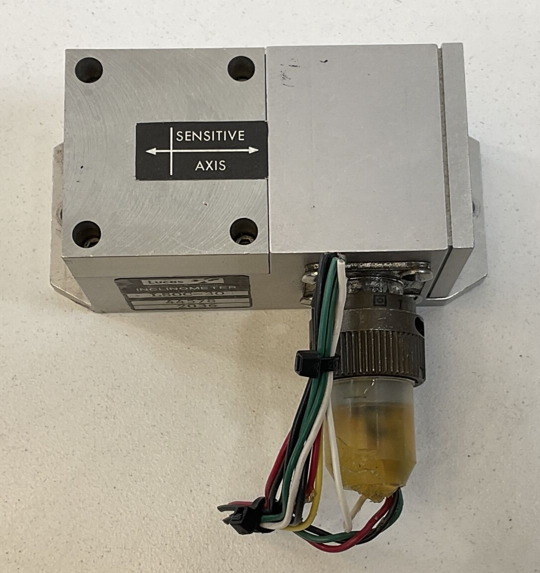 Schaevitz LSOC-30 Degree Industrial Precision Servo Inclinometer Sensor Unit