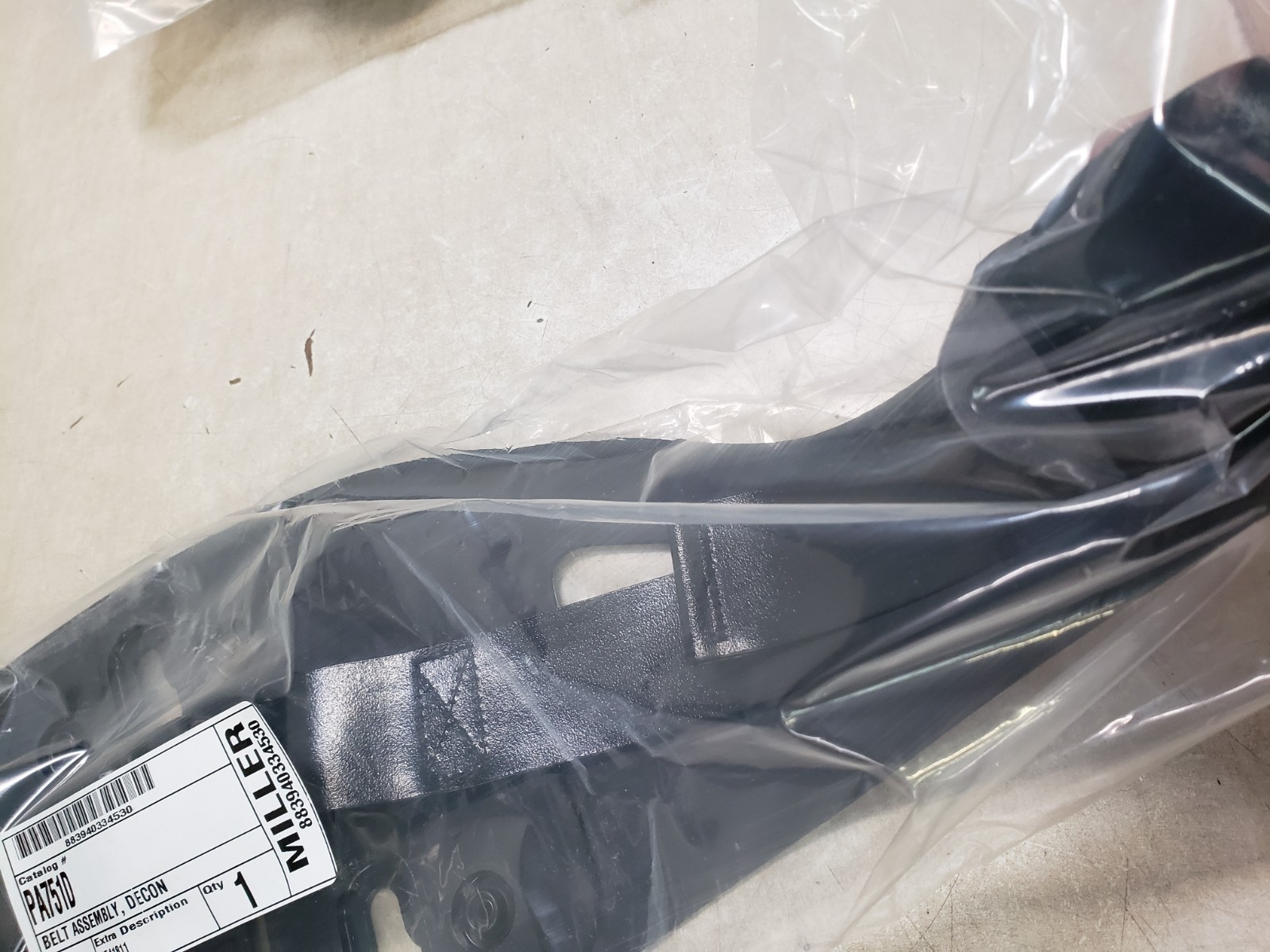 Miller Primair 700 PAPR Plastic Belt Assembly PA751D 28-60 in For Honeywell