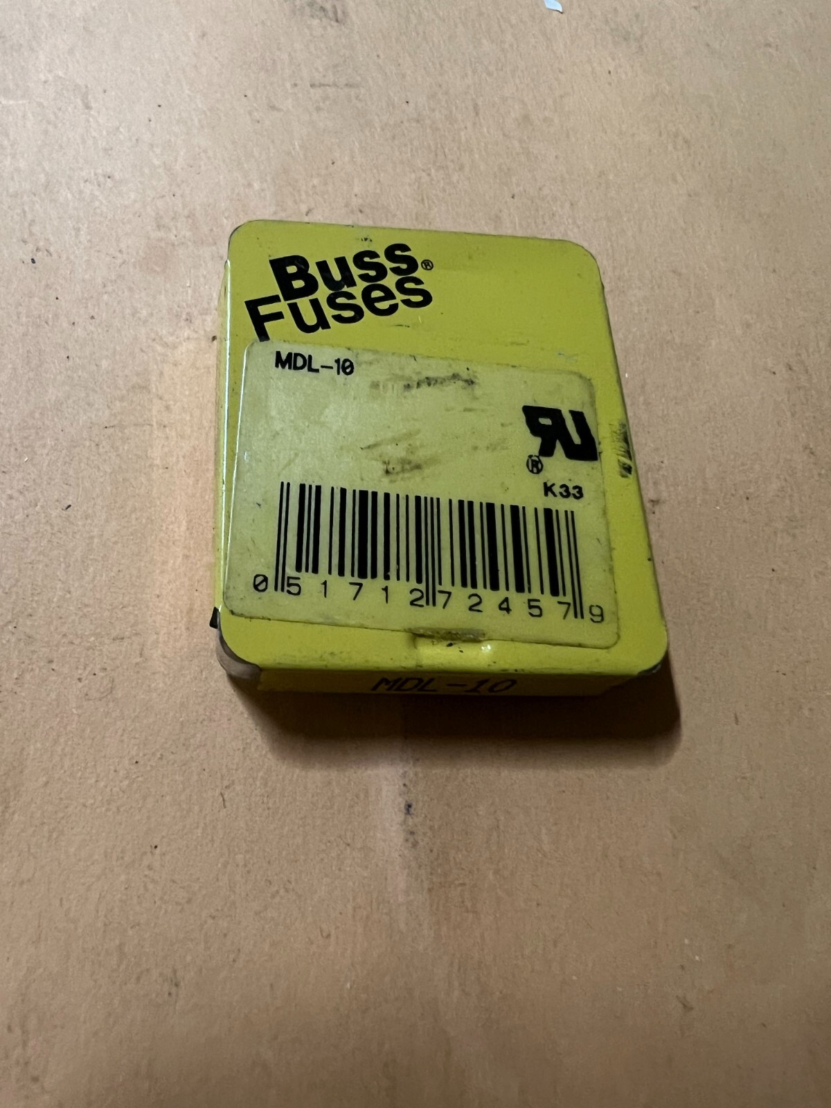 bussmann mdl-10 nos surplus lot of 7 fuses