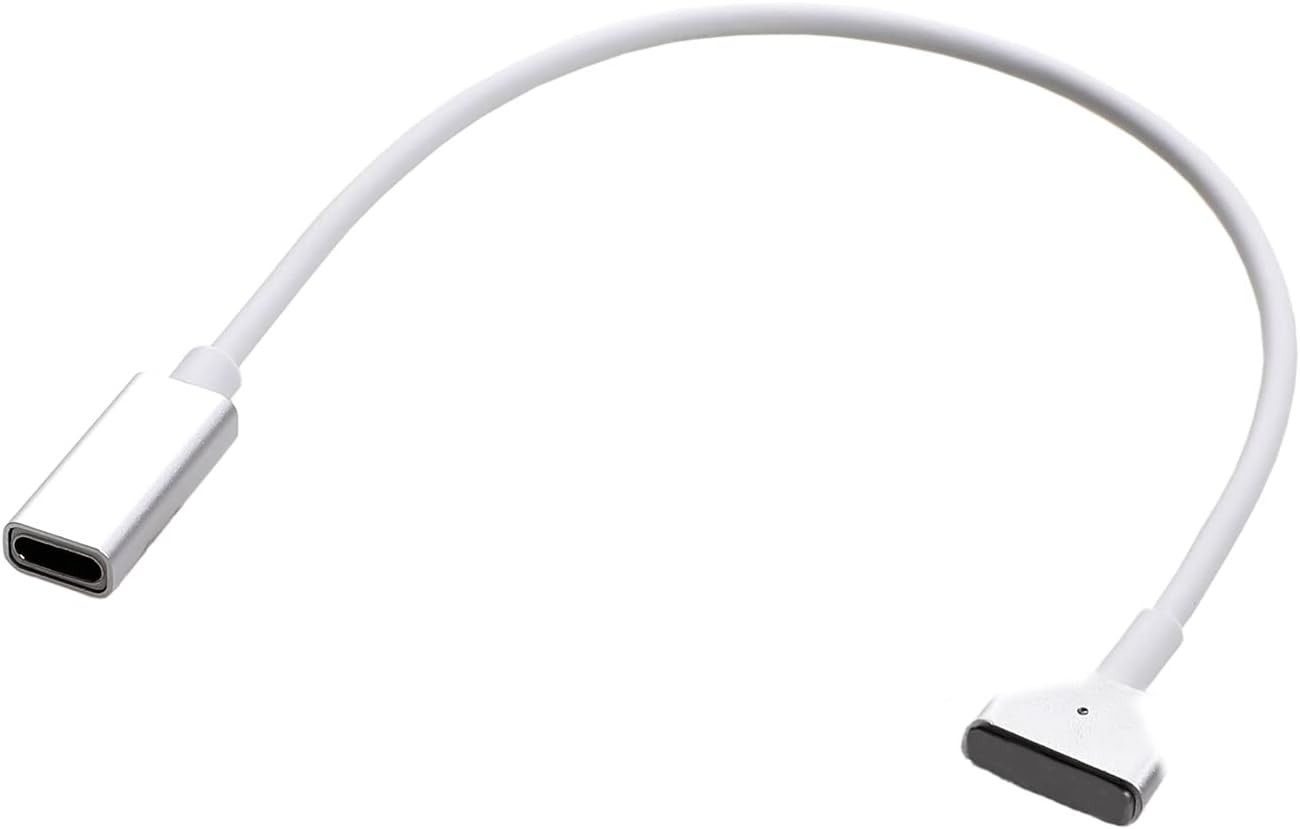Charge Converter 85W Output, USB C Female to Magnetic 2 T Tip Charging Cable …