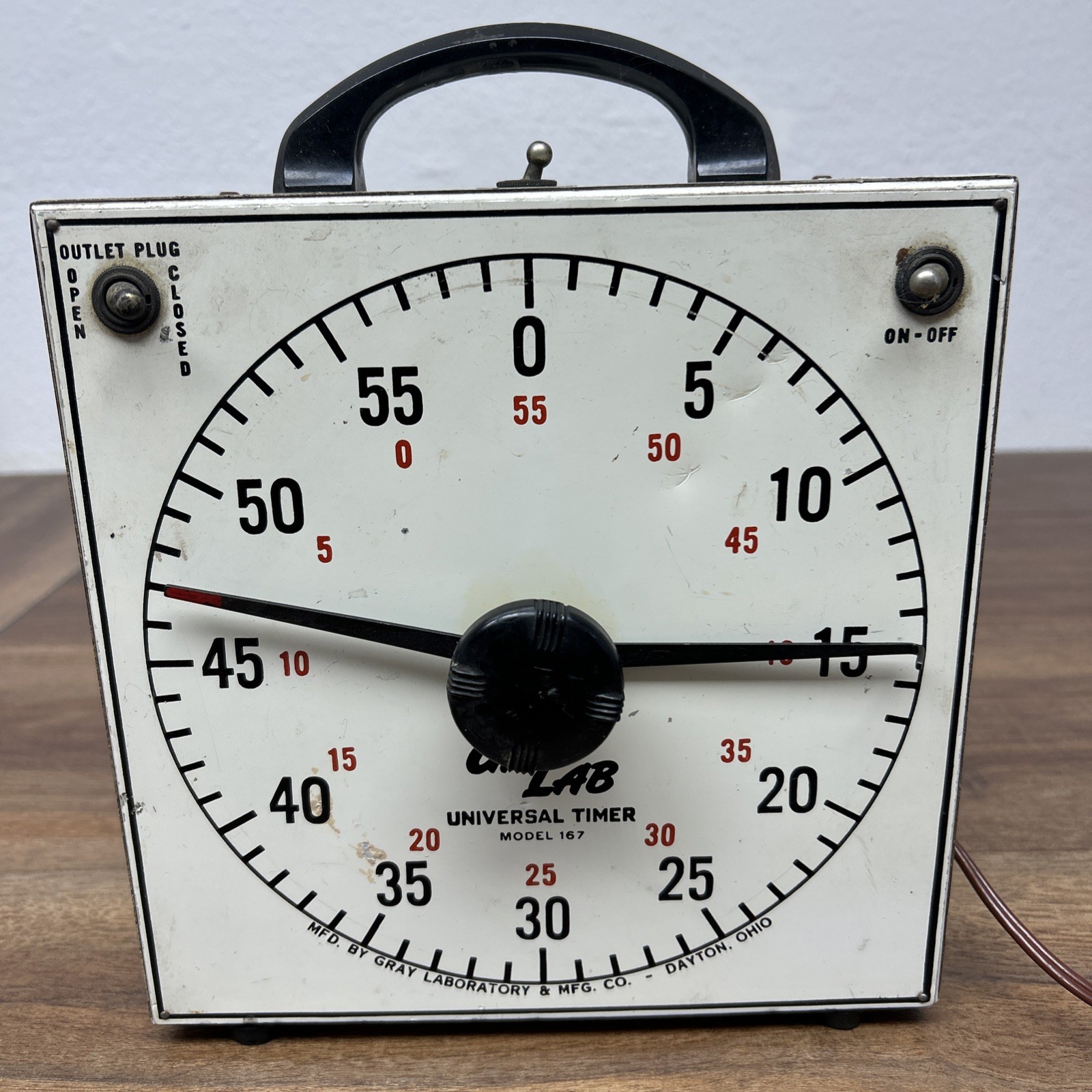 Vintage GRALAB Darkroom Timer Model 167 Photographic Lab Timer Tested