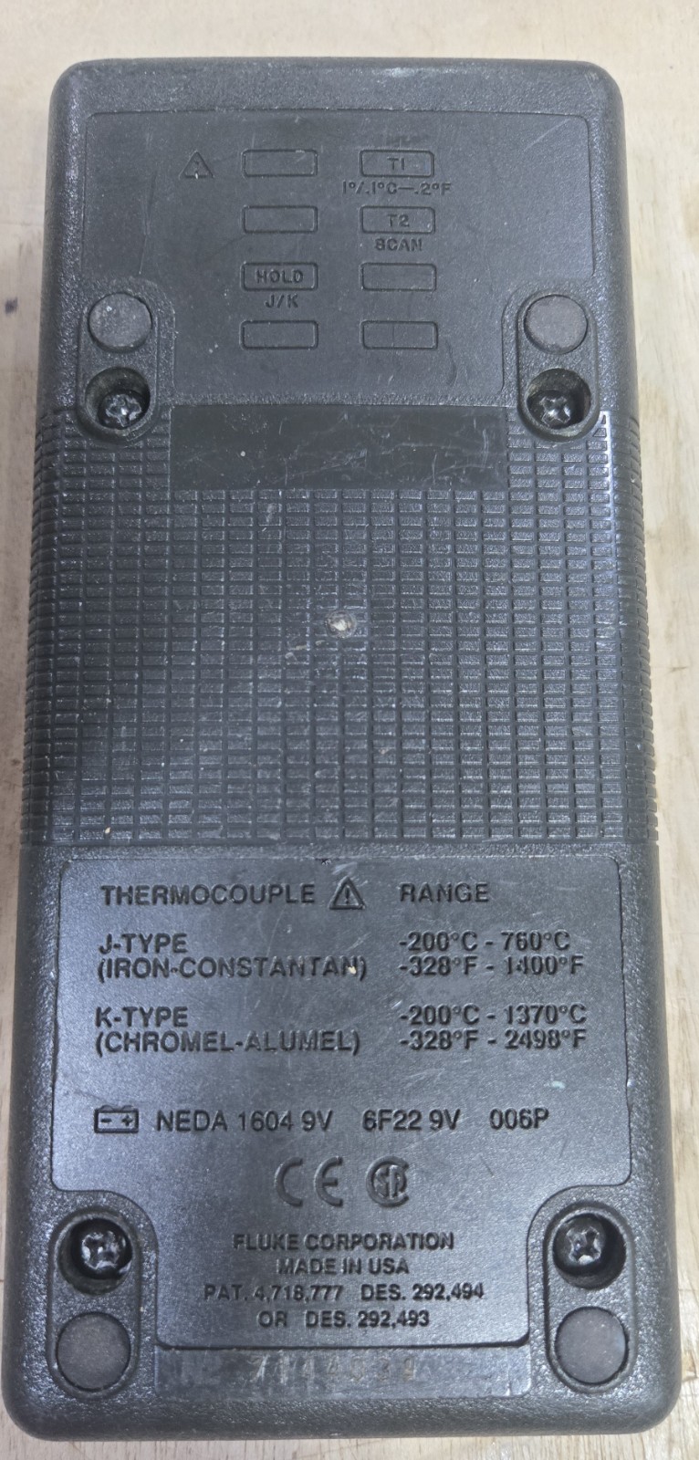 Fluke 52 K/J Thermometer