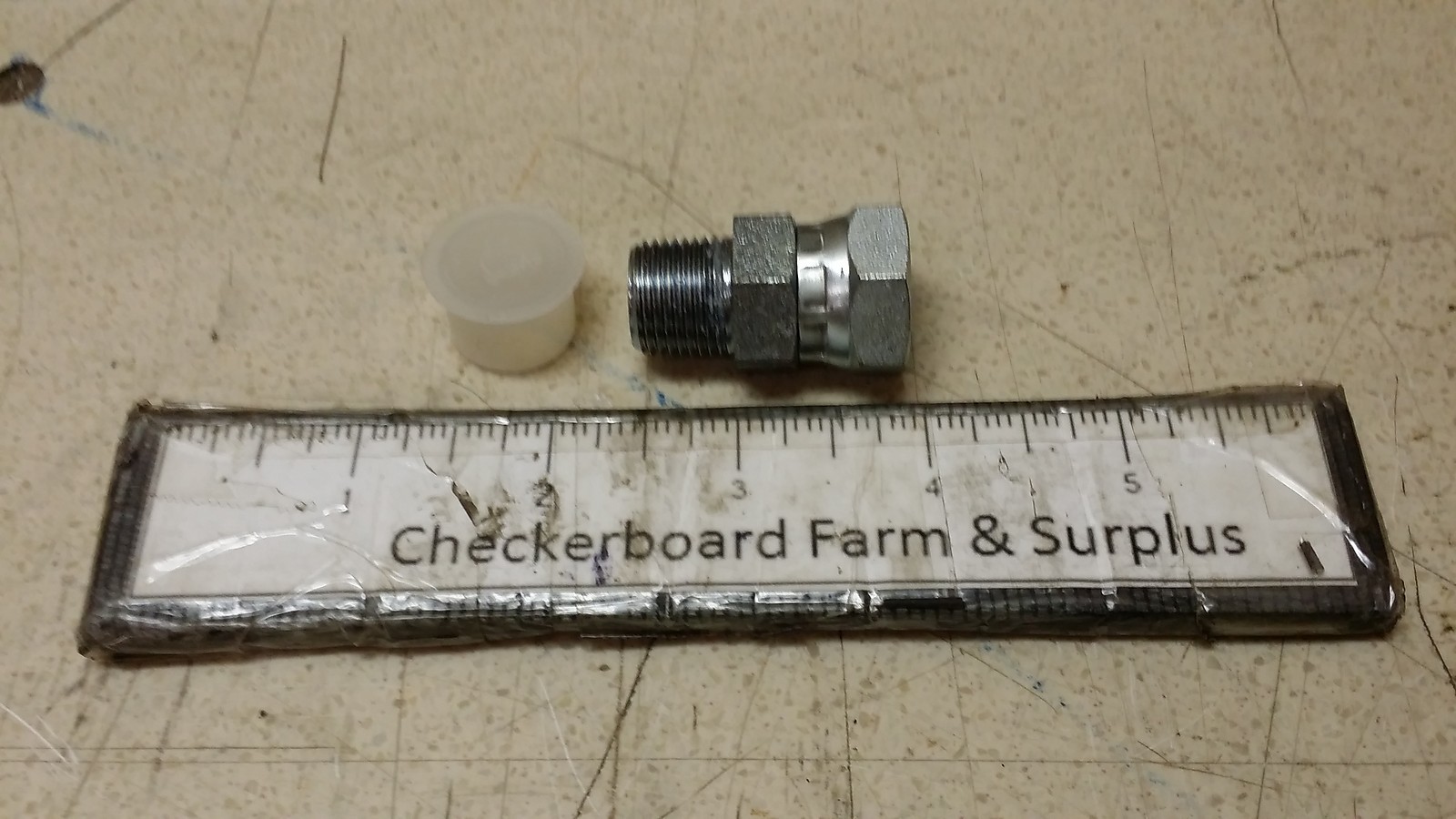 NOS Pipe Coupling 3/8″ Fitting Adapter333761R1 476-F-06X04X04 121891A M1070