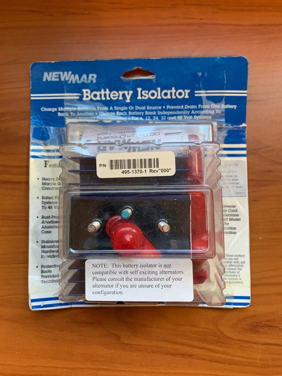 Newmar Battery Isolator 495-1370-1 Rev”000″ 1-3-70 70Amps – New