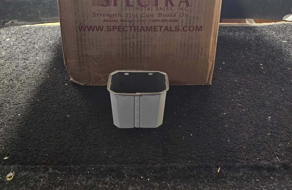 (QTY 10) Spectra Metals 4SSOW 4-inch K Style Snap in Outlet