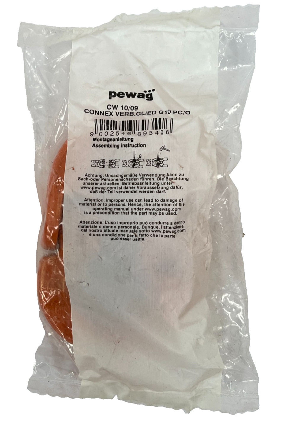 PEWAG CW 10/09 CONNECTING LINK GLIED G10 PC/0