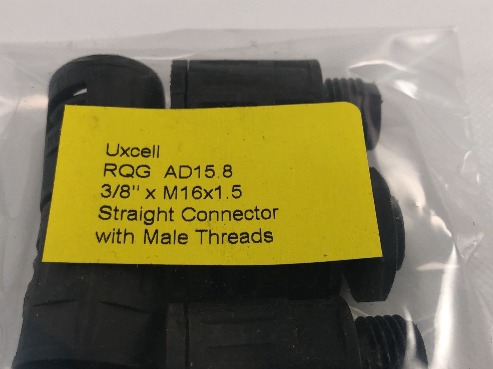 Uxcell RQG AD105.8 Connector with MPT 3/8 x M16x1.5mm Lot of 5 pcs.