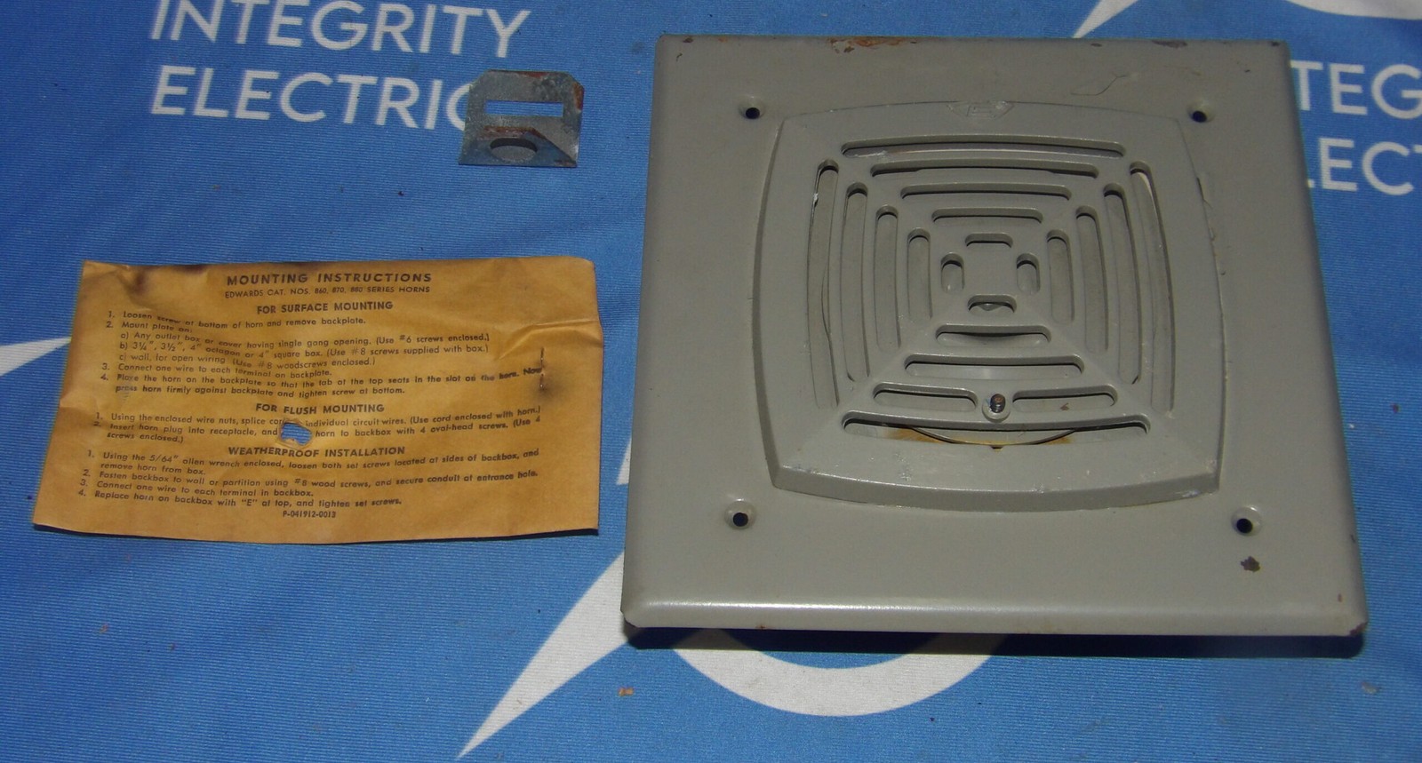 NIB Edwards 870-N5 Flush Mount Audible Horn + 1 Year Warranty