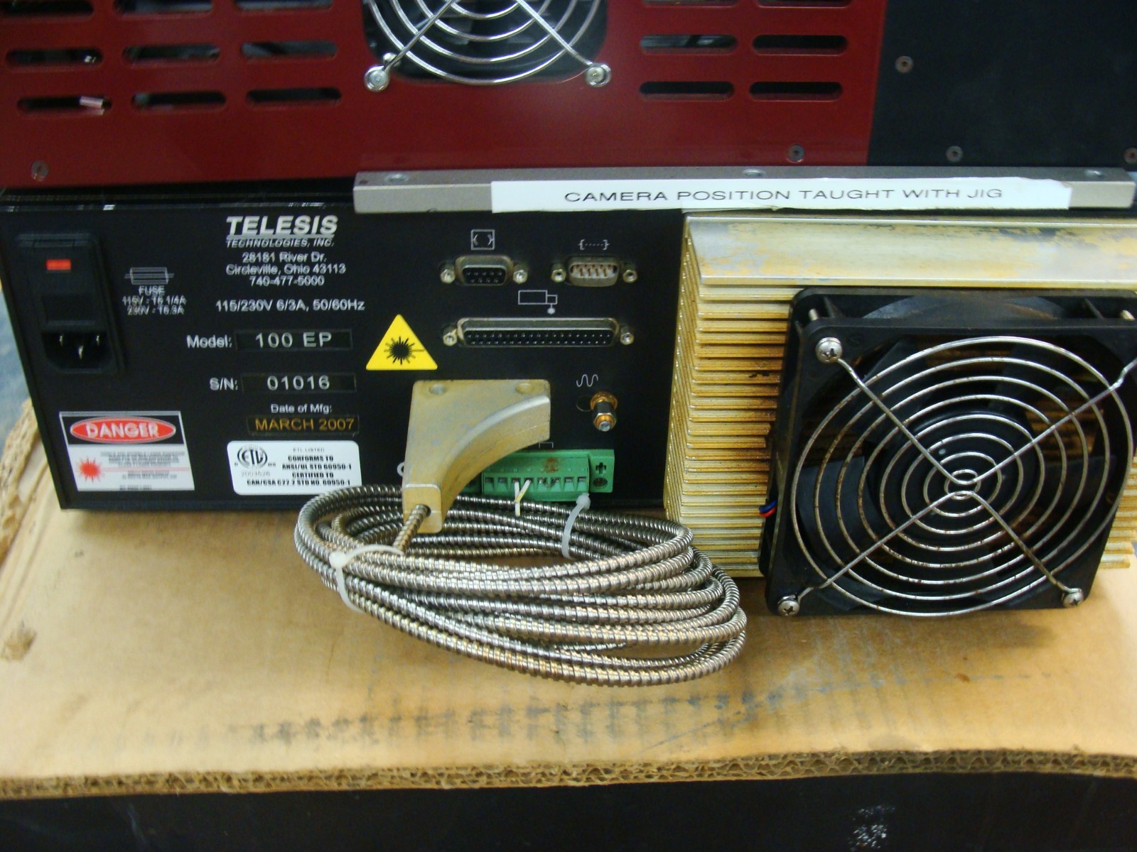 TELESIS TLM SERIES DIODE-PUMPED LASER SYSTEM TLM 100EP